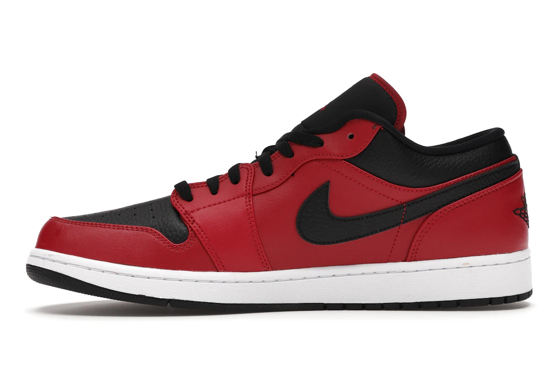 Jordan 1 Low Reverse Bred Pebbled Swoosh