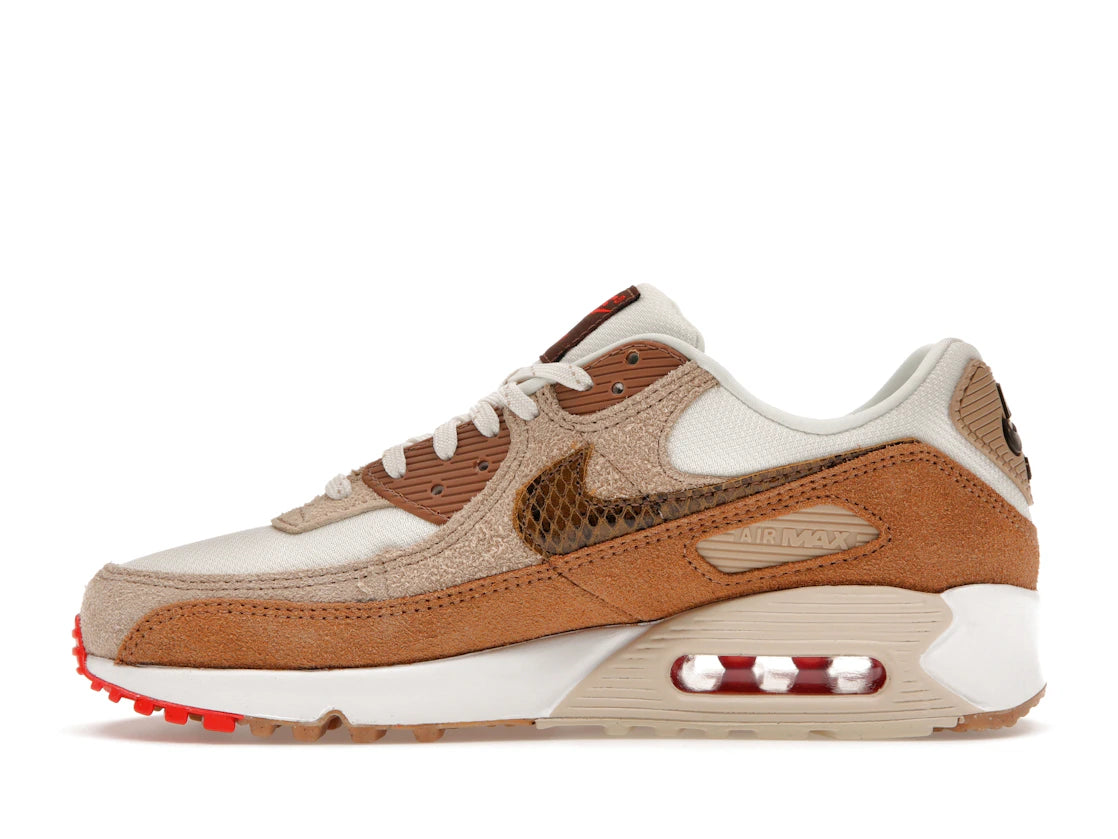 Nike Air Max 90 SE Pale Ivory Snakeskin Swoosh (Women's)