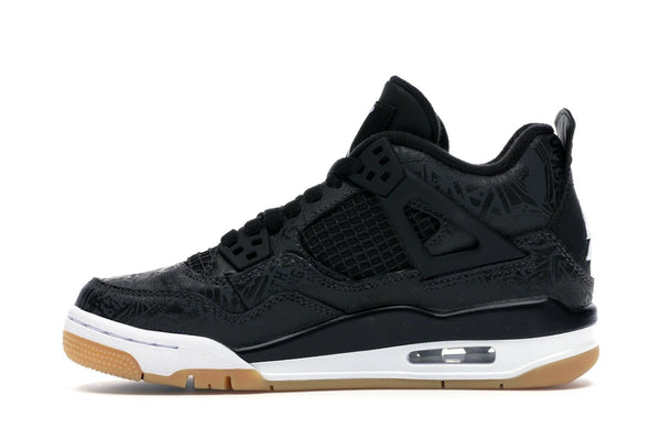 Jordan 4 Retro Laser Black Gum (GS)