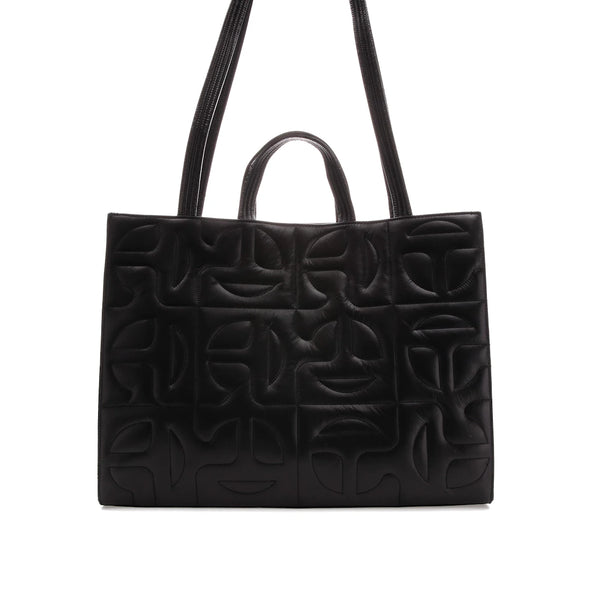 Telfar x Moose Knuckles Quilted Nylon Shopper Tote Large Black