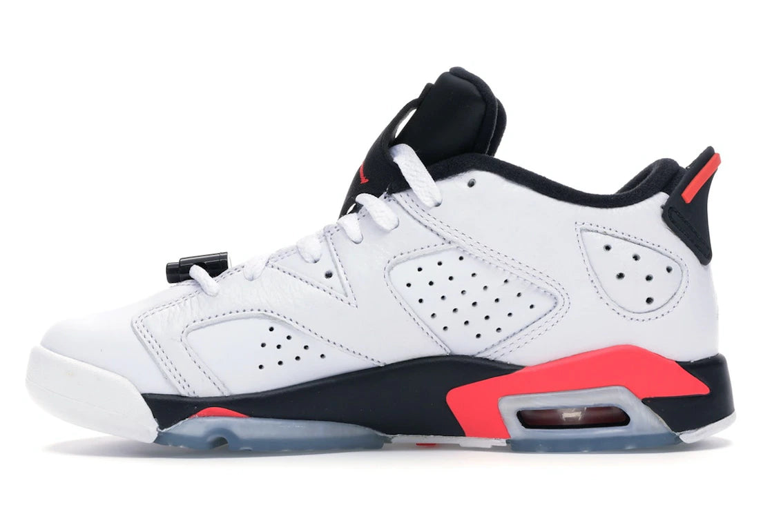 Jordan 6 Retro Low White Infrared 23 Black (GS)