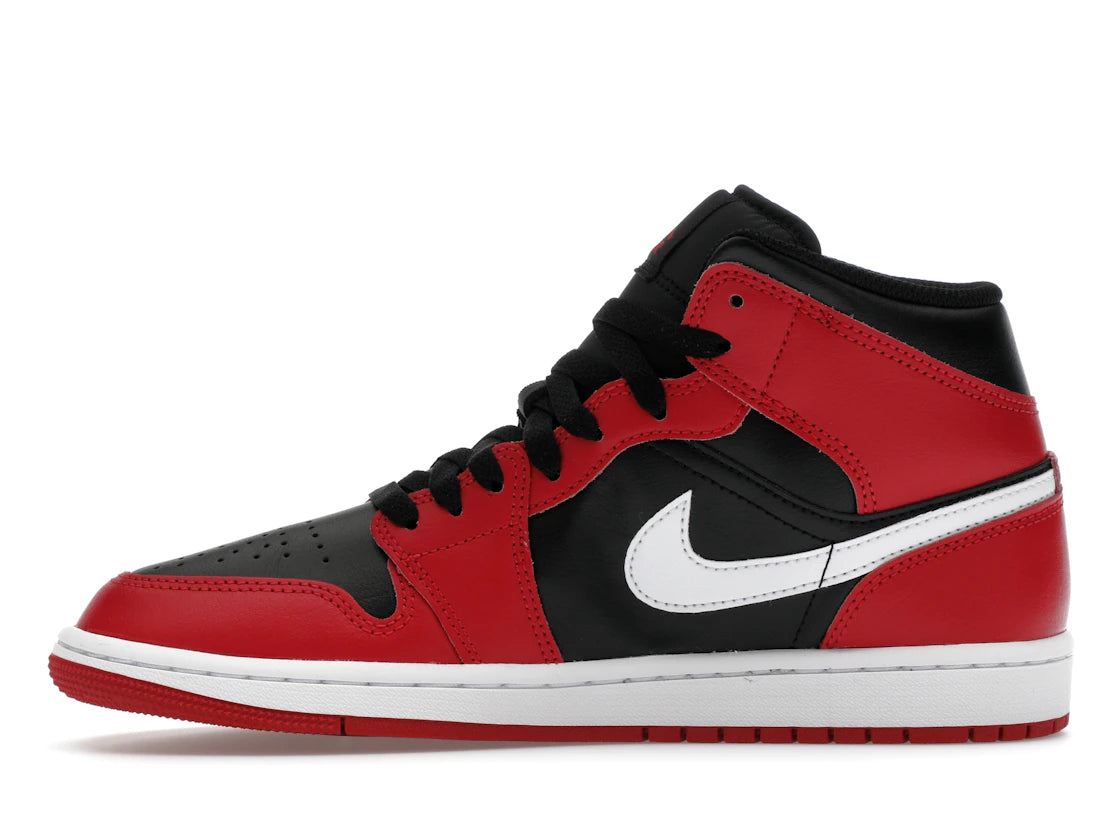Jordan 1 Mid Gym Rot Schwarz Weiß (2024)