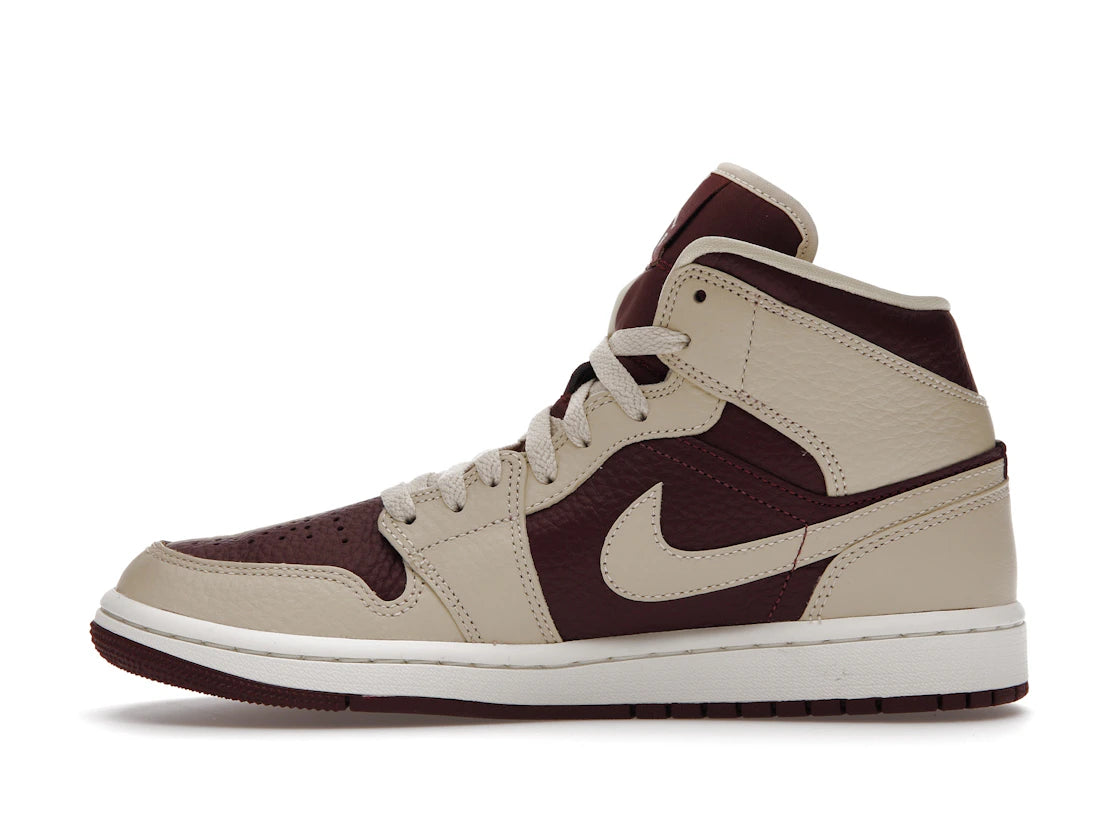 Jordan 1 Mid SE Split Beach Cherrywood Red (Women's)