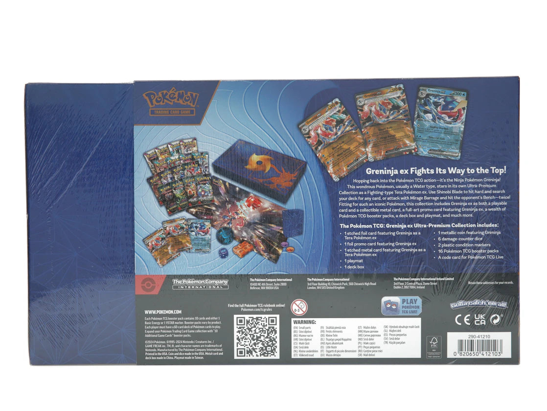 2024 Pokémon Scarlet & Violet Greninja EX Ultra-Premium Collection