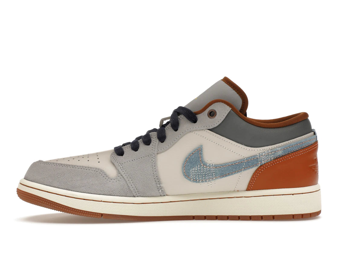 Jordan 1 Low SE Phantom Repaired Denim Swoosh