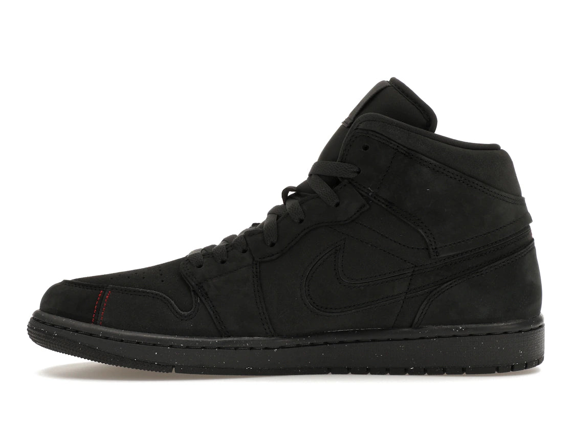 Jordan 1 Mid SE Craft Dark Smoke Red