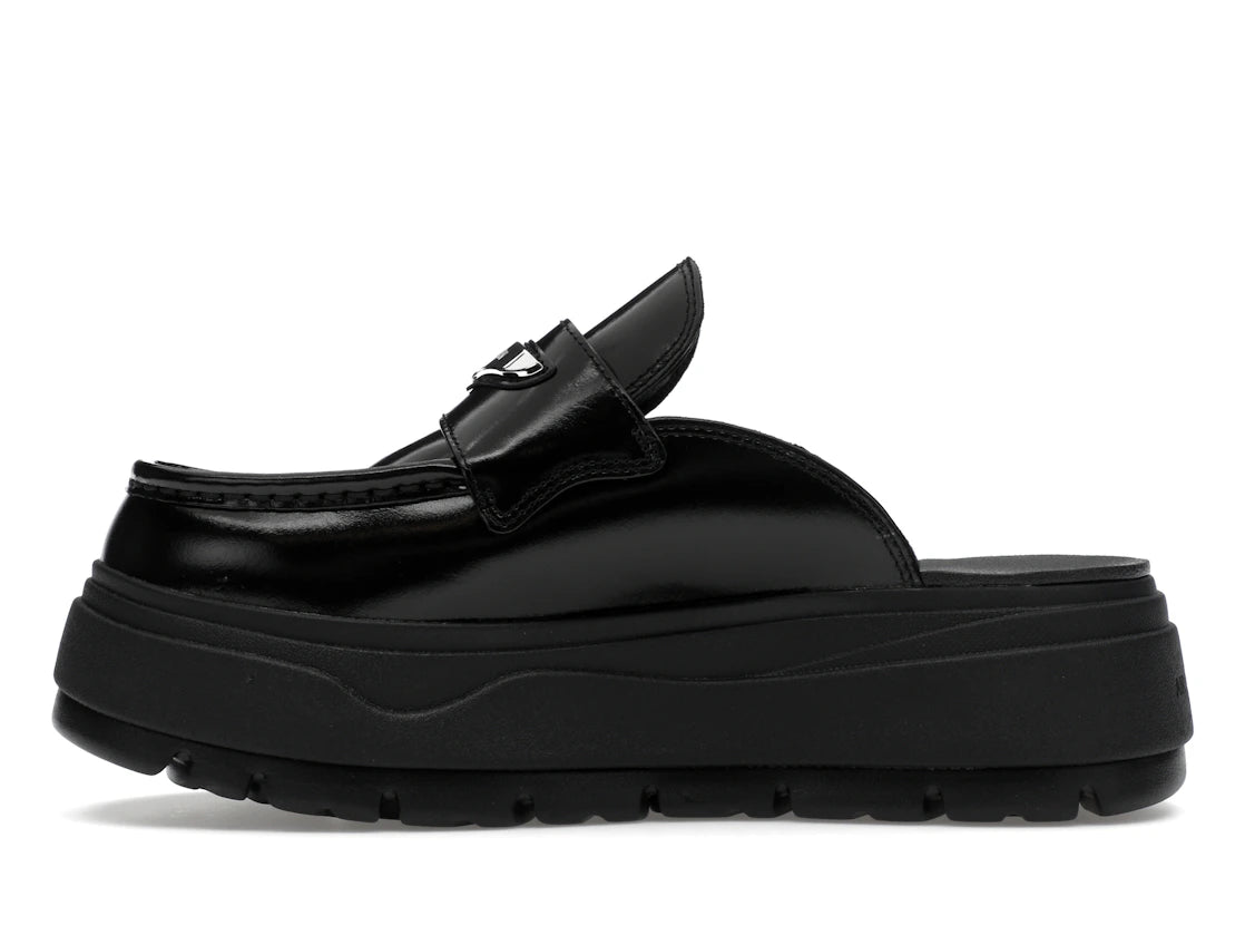 Jordan Mule Black Metallic Silver (Women's)