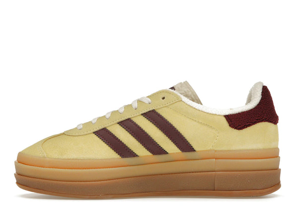 adidas Gazelle Bold Almost Yellow Maroon (Women's)