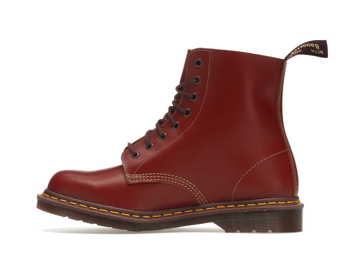 Dr. Martens 1460 Vintage Made In England Lace Up Boot Oxblood Quilon