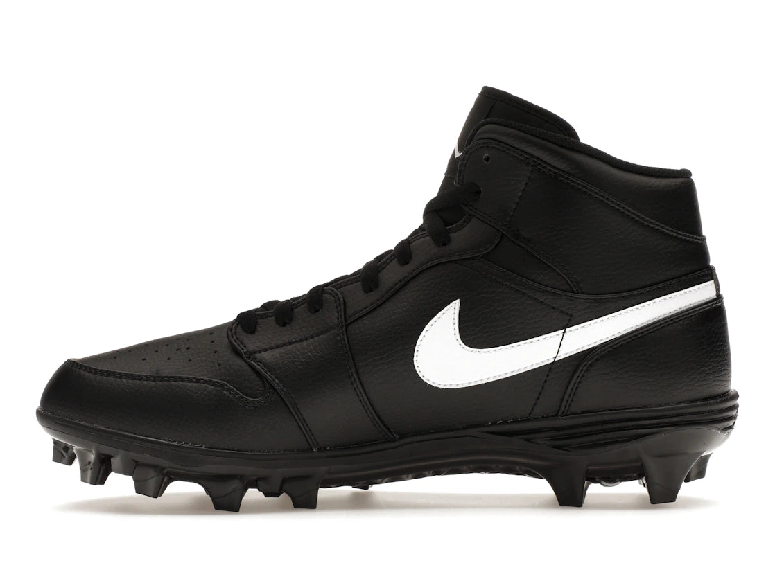 Jordan 1 Mid TD Cleat Black White