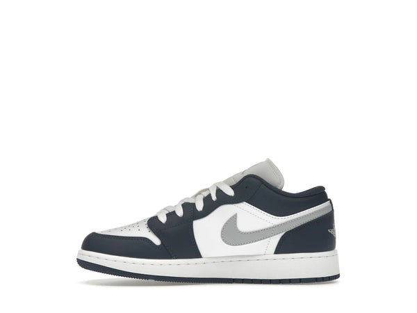 Jordan 1 Low Midnight Navy Wolf Grey (GS)