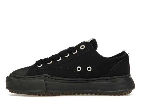 Maison Mihara Yasuhiro Peterson OG Sole Canvas Low Schwarz Schwarz