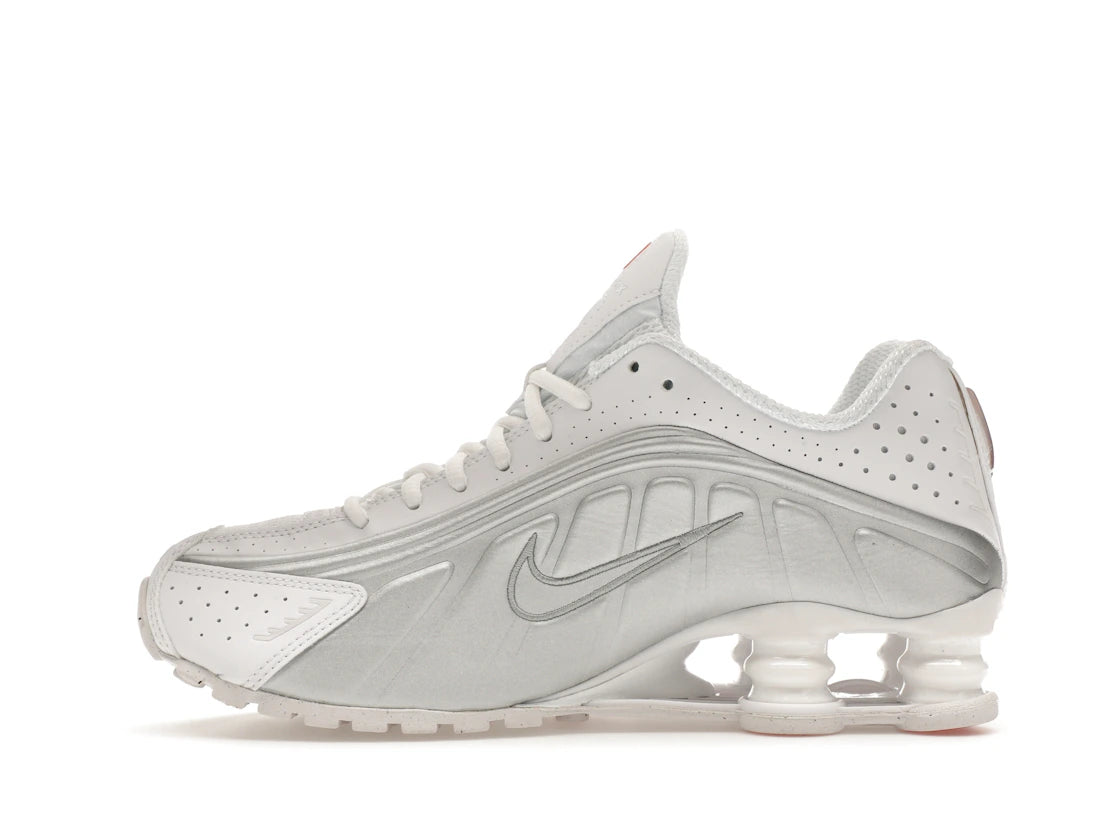 Nike Shox R4 White Metallic Silver (Women's)