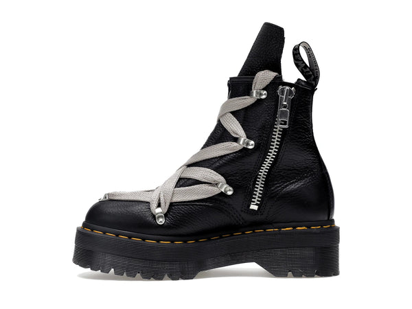 Dr. Martens 1460 Quad Leather Sole Pentagram Jumbo Lace Boot Rick Owens Black