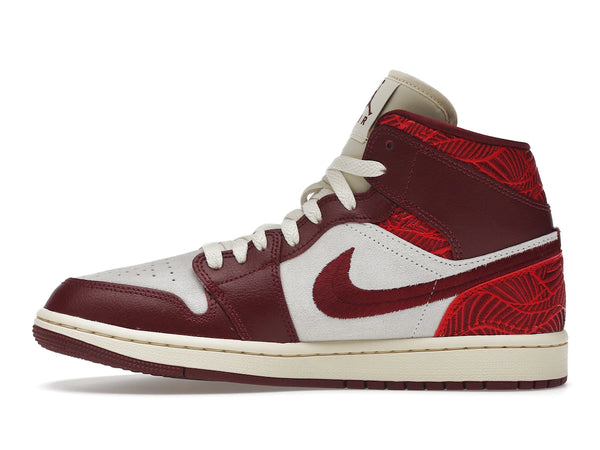 Jordan 1 Mid SE Tiki Leaf Team Red (Women's)