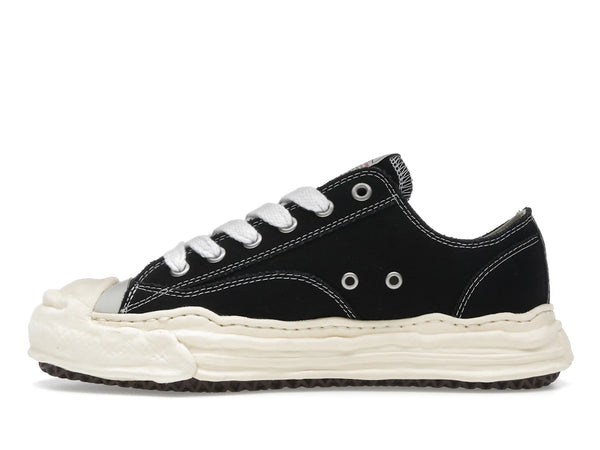 Maison Mihara Yasuhiro Hank Vintage Sole Canvas Low Schwarz