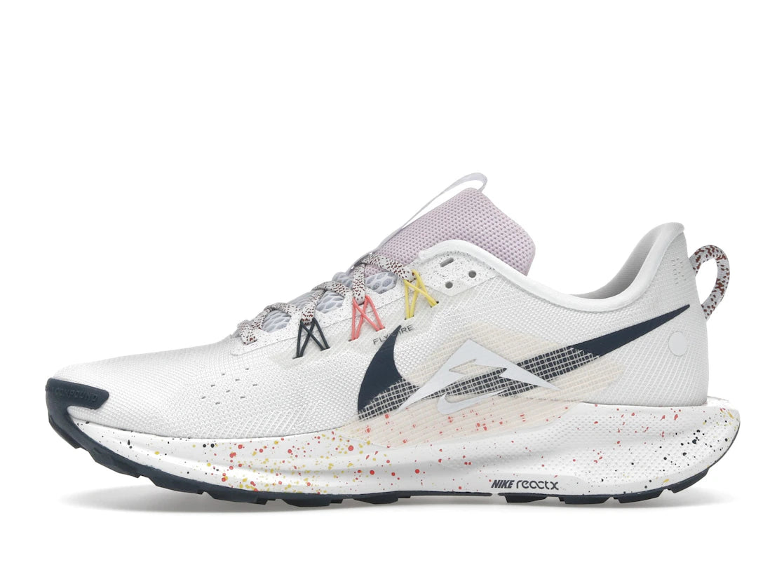 Nike React Pegasus Trail 5 Summit White Football Gray Pink Foam Armory Navy