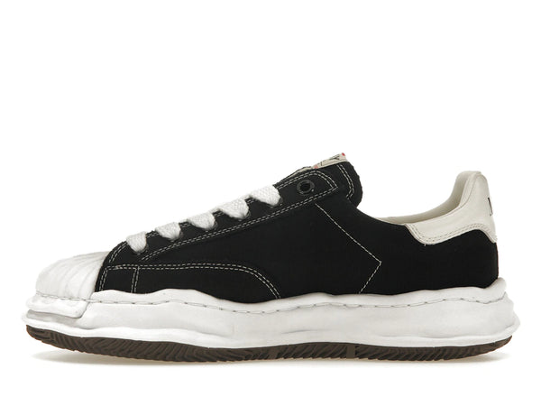 Maison Mihara Yasuhiro Blakey OG Sole Canvas Low Schwarz Weiß