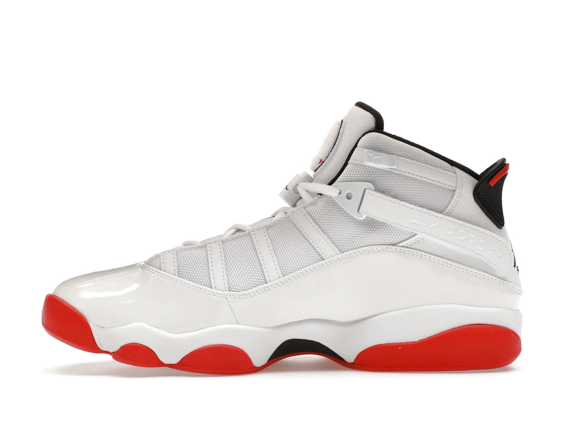 Jordan 6 Rings White University Red Black