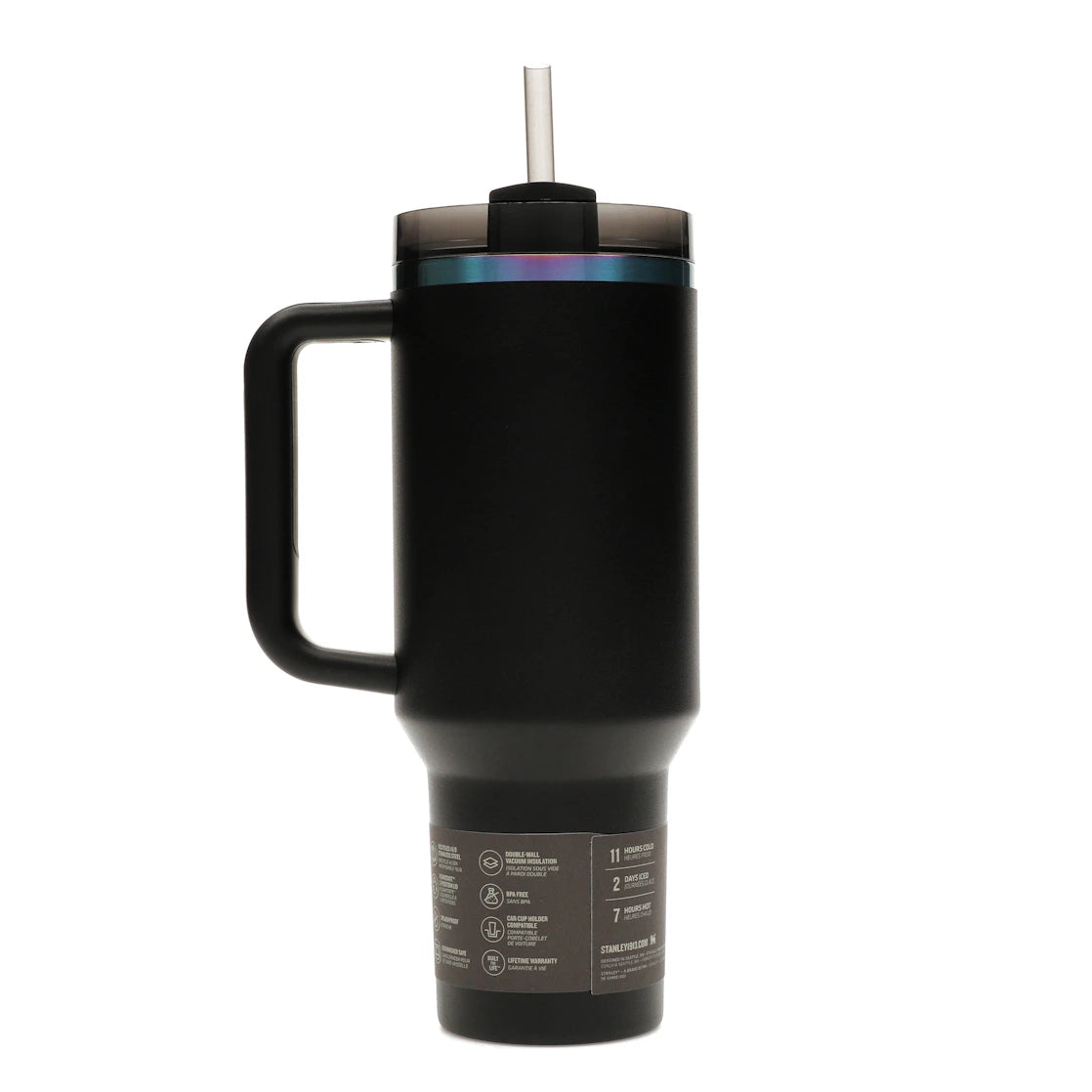 Stanley The Black Chroma Collection Flowstate Quencher 40oz Tumbler Black Chroma