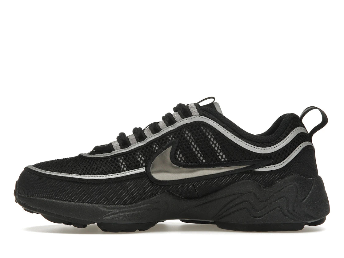 Nike Air Zoom Spiridon Black Metallic Silver