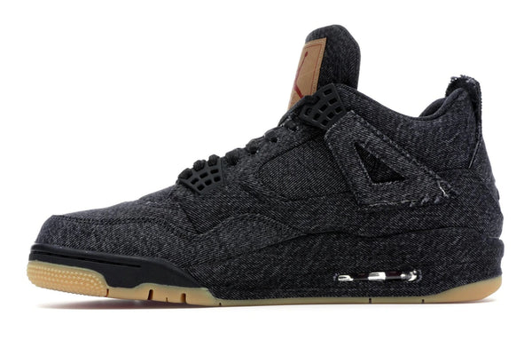 Jordan 4 Retro Levi's Schwarz (Levi's Tag)