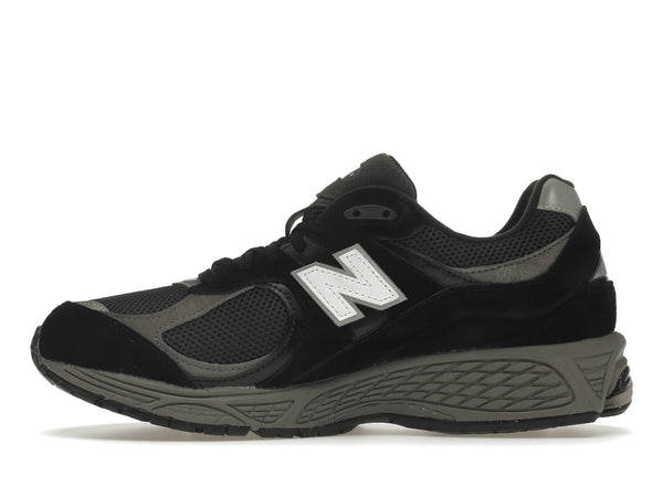 New Balance 2002R Black Dark Grey White