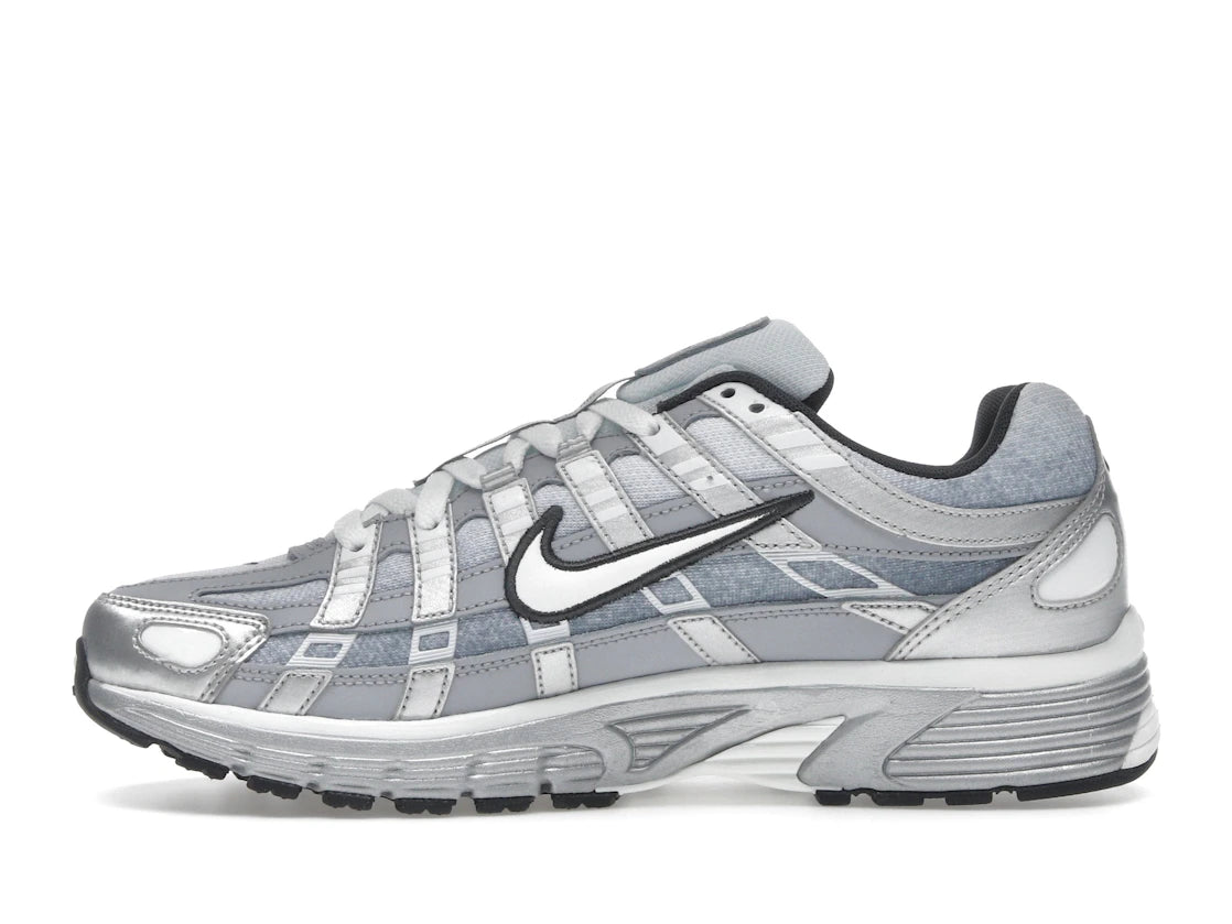 Nike P-6000 Metallic Silver Summit White-Wolf Gray