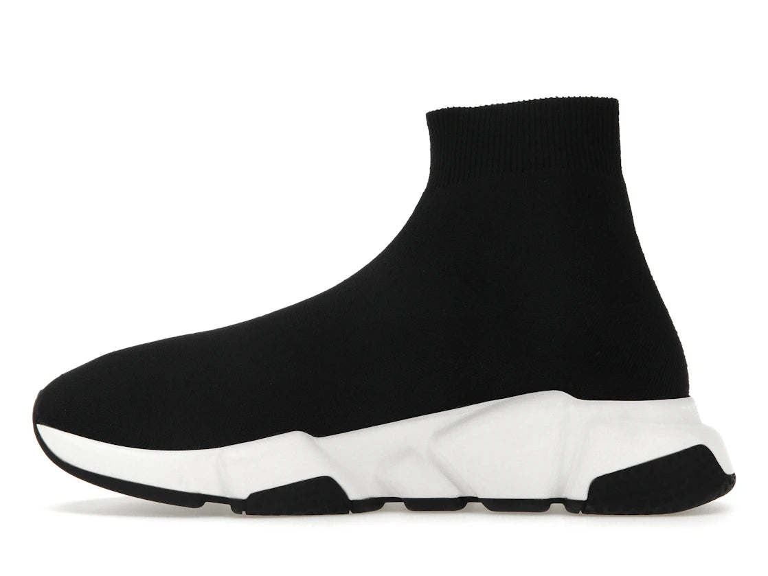 Balenciaga Speed Graffiti Trainers White Black Logo (Women's)