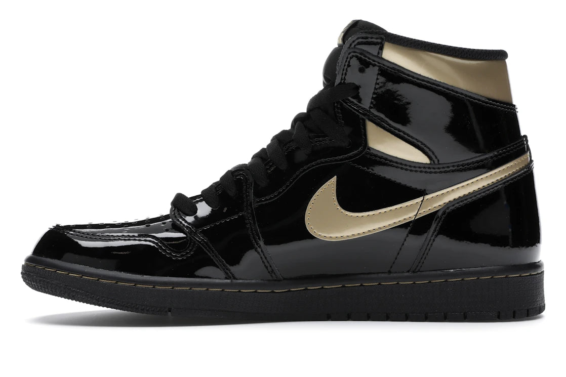 Jordan 1 Retro High Schwarz Metallic Gold (2020)