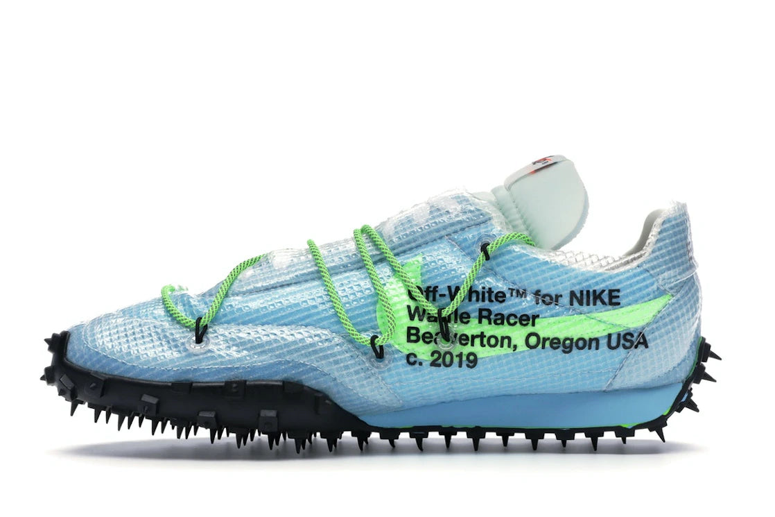 Nike Waffle Racer Off-White Vivid Sky (Women's)