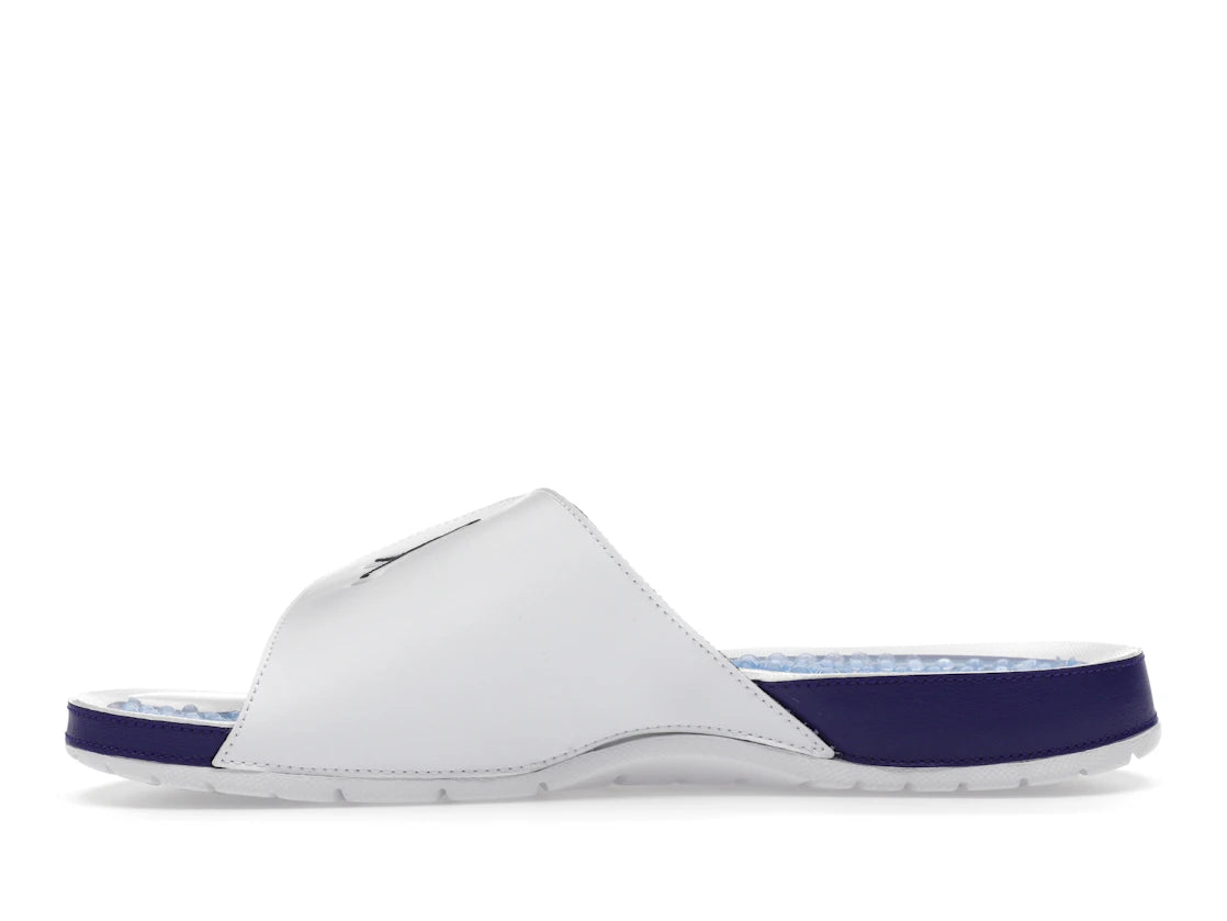 Jordan Hydro 5 Retro Slide White New Emerald Grape Ice Black