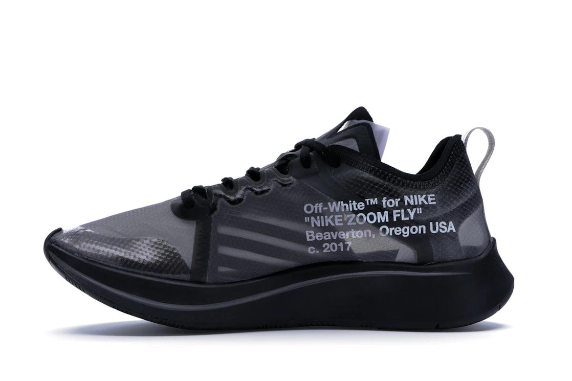 Nike Zoom Fly Off-White Schwarz Silber