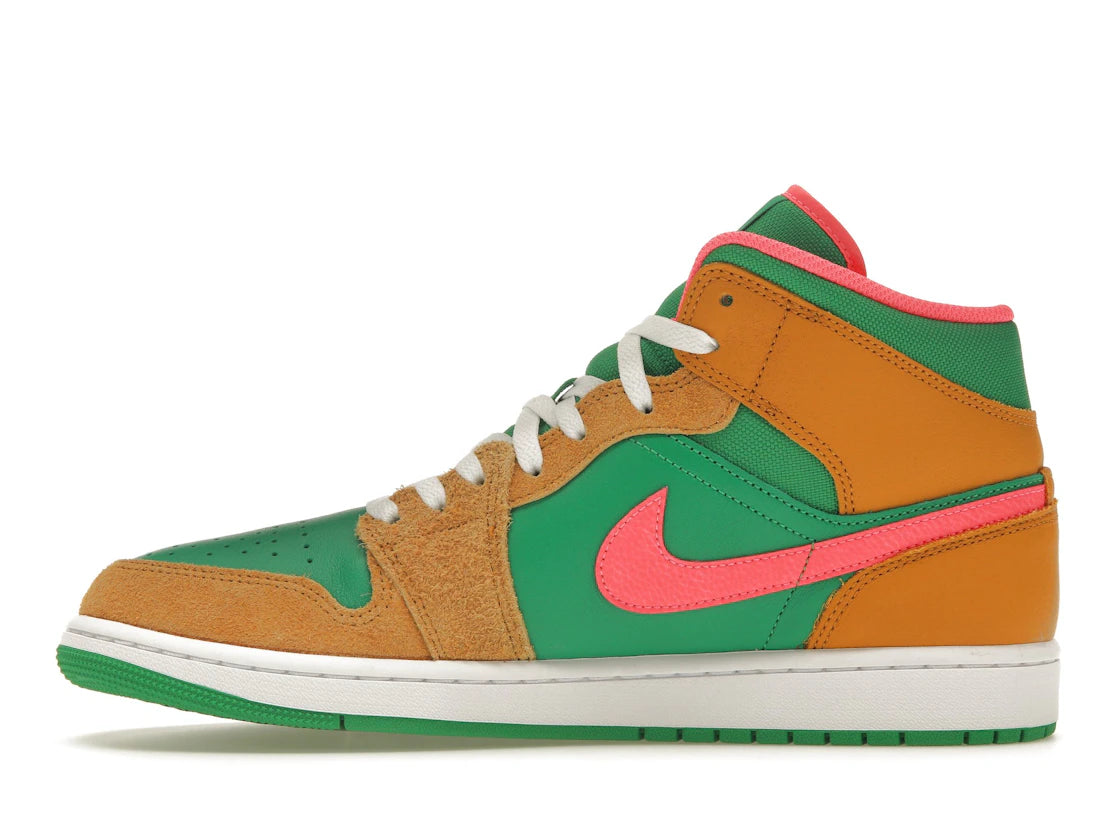 Jordan 1 Mid SE Wheat Watermelon
