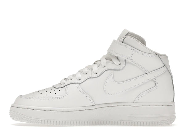 Nike Air Force 1 Mid LE Triple White (GS)