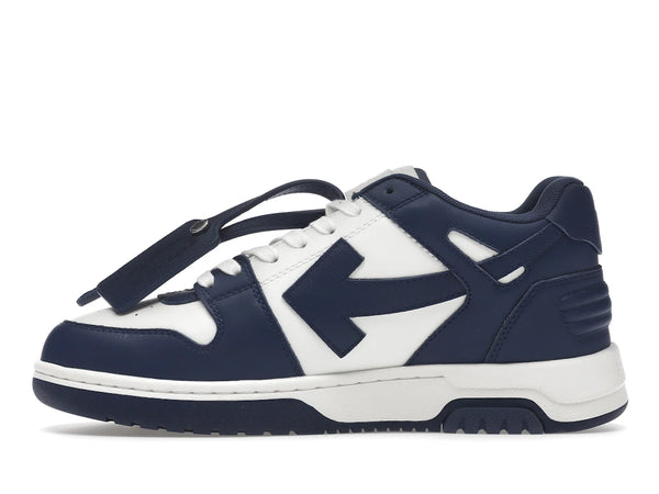 OFF-WHITE Out Of Office "OOO" Low Tops Dark Blue White