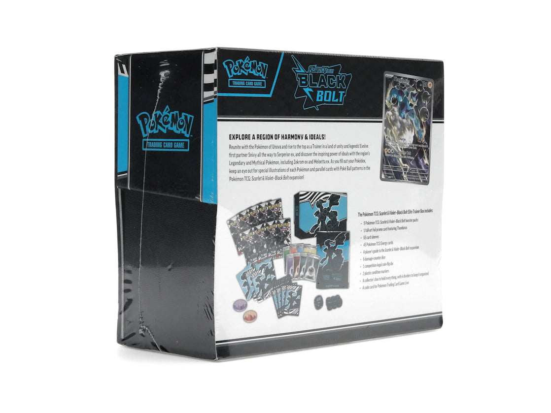 2025 Pokémon Scarlet & Violet Black Bolt Elite Trainer Box