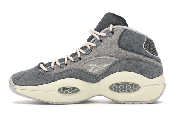 Reebok Question Mid Grey Suede