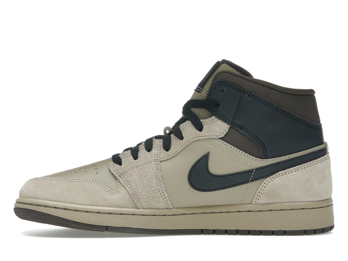 Jordan 1 Mid Khaki Baroque Brown