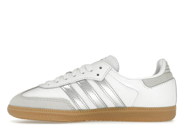 adidas Samba OG White Silver Metallic Grey (Women's)