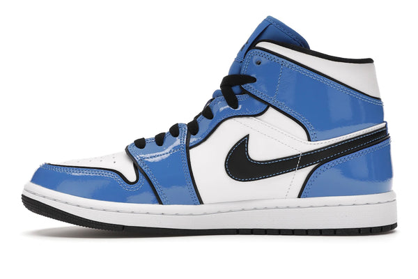 Jordan 1 Mid Signal Blue