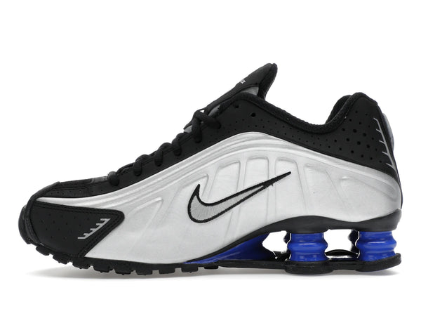 Nike Shox R4 Metallic Silver Black Racer Blue (Women's)