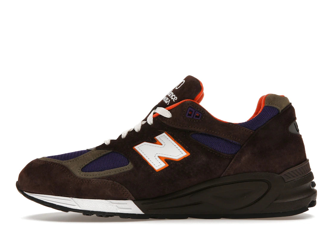 New Balance 990v2 MiUSA Brown Purple