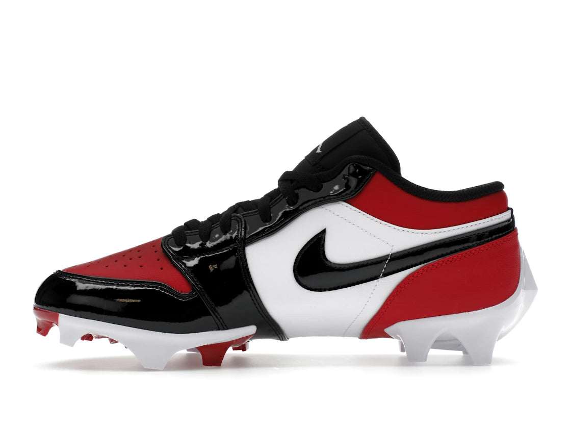 Jordan 1 Low TD Cleat Patent Bred Toe