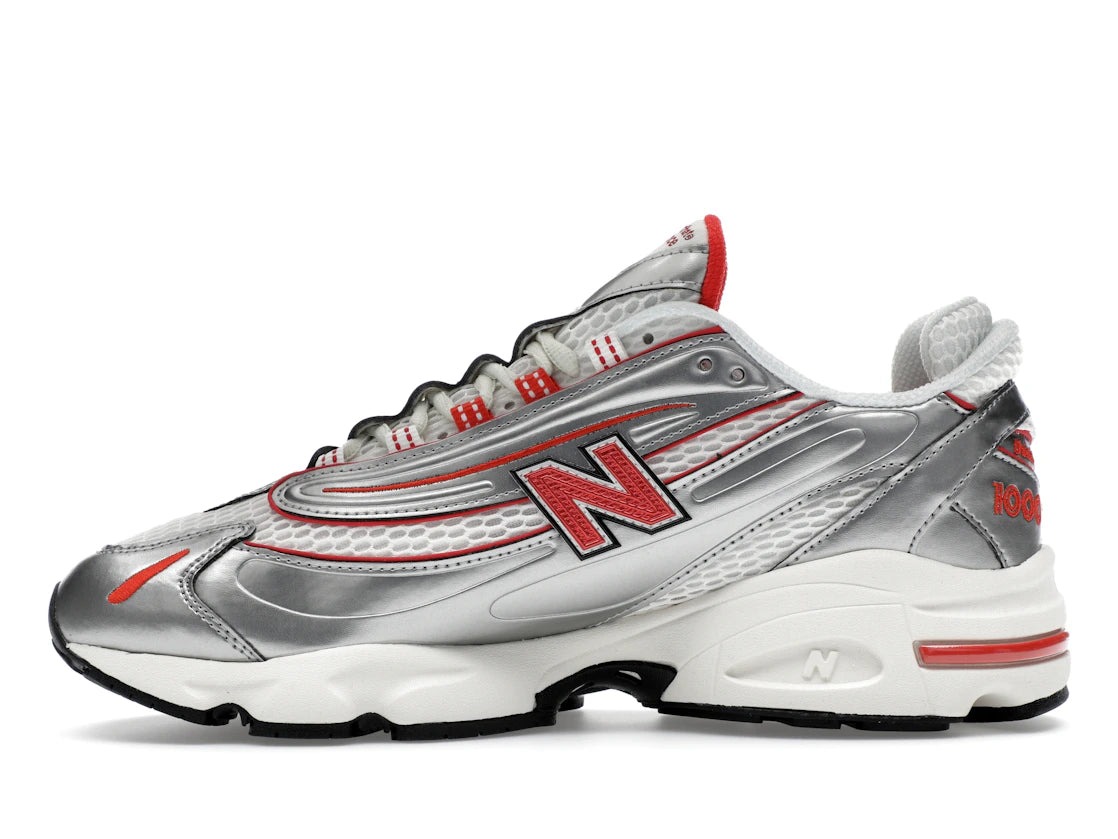 New Balance 1000 thisisneverthat Metallic Silver Red