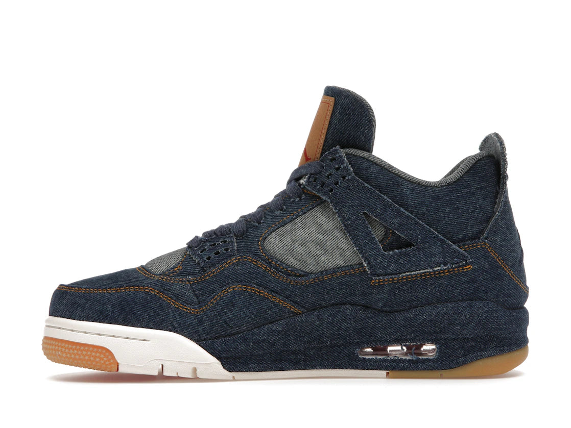 Jordan 4 Retro Levi's Denim (Etikett mit Levi's-Logo)