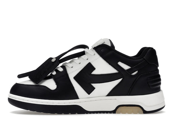 OFF-WHITE Out Of Office OOO Low Tops White Black White