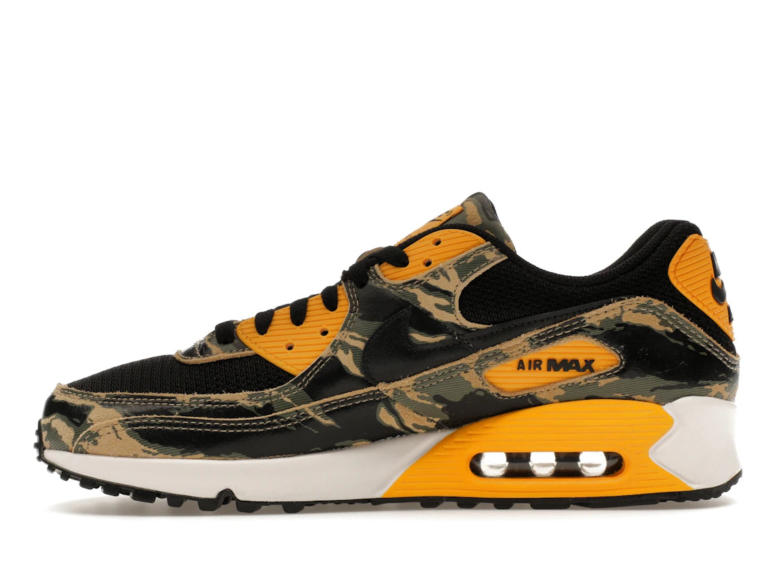 Nike Air Max 90 Premium Black University Gold Camo