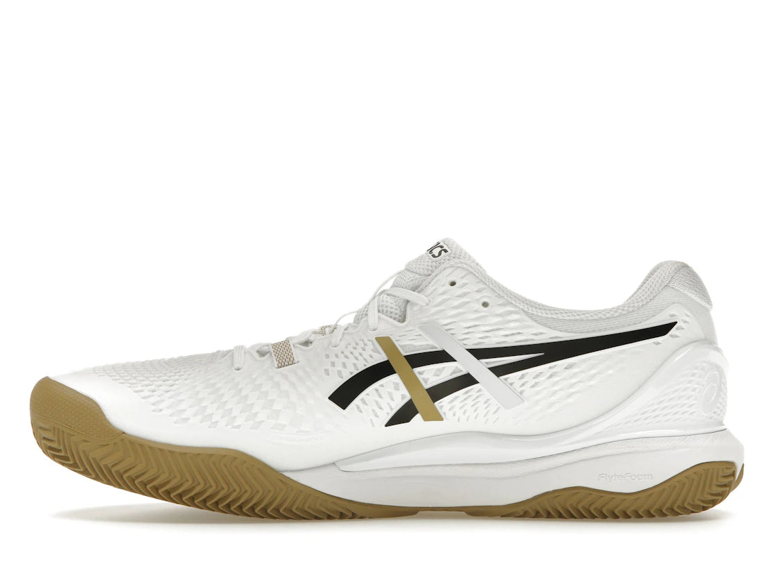 ASICS Gel-Resolution 9 Clay BOSS Matteo Berrettini White Camel