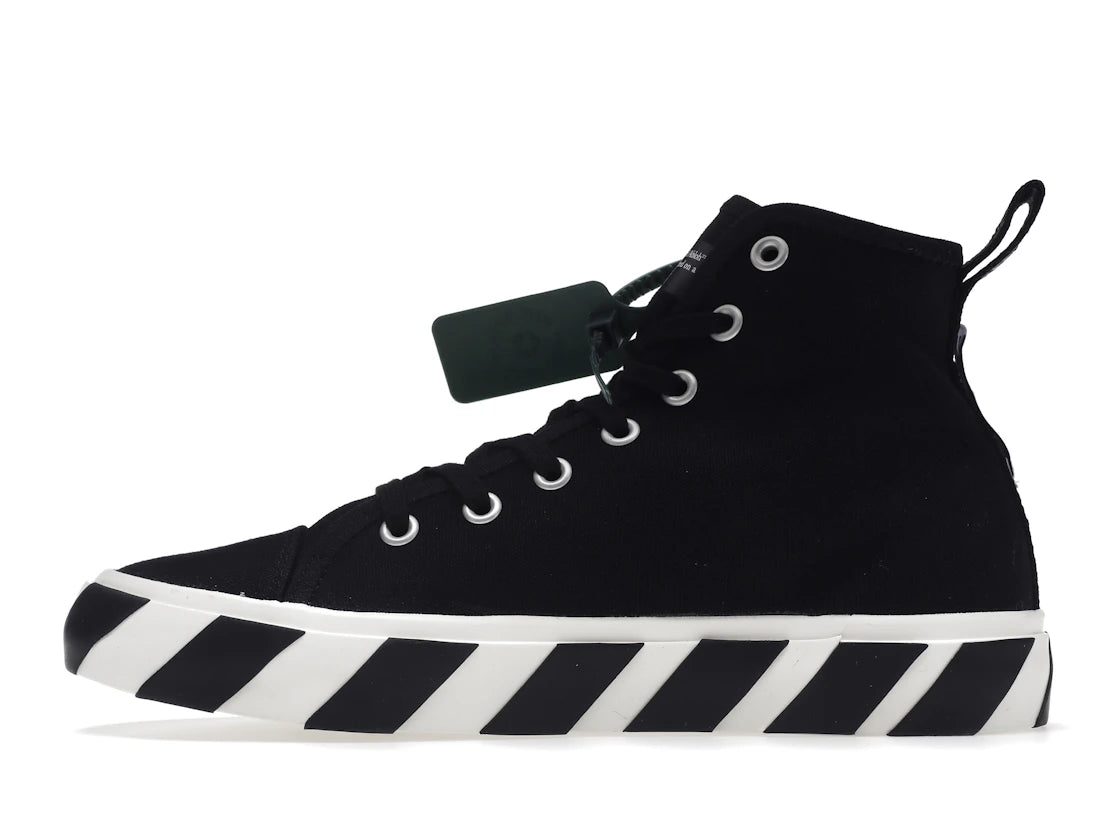 OFF-WHITE Vulc Mid Canvas Schwarz Weiß